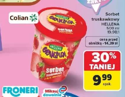 Sorbet truskawkowy Hellena
