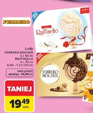 Lody Ferrero Rocher 3-pak +1 wariant