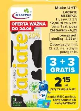 Mleko UHT Łaciate 2%