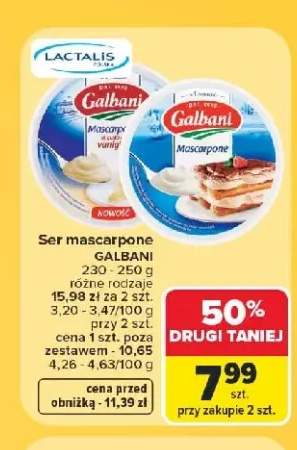 Ser mascarpone Galbani +1 wariant