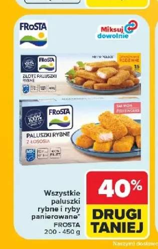 Paluszki rybne i ryby panierowane Frosta +2 warianty