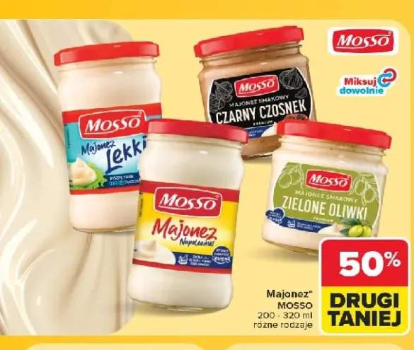 Majonez Lekki Mosso +3 warianty