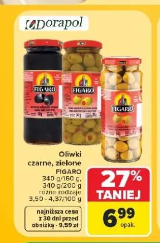 Oliwki czarne Figaro +2 warianty