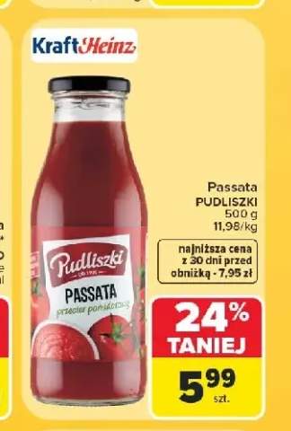 Passata przecier pomidorowy Pudliszki