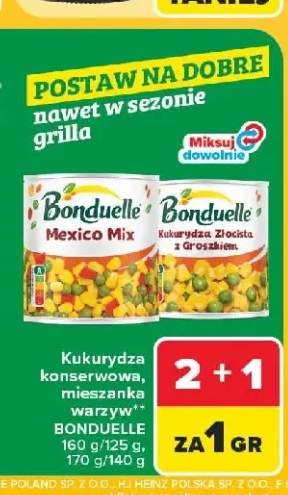 Mieszanka warzywna Mexico Mix Bonduelle +1 wariant