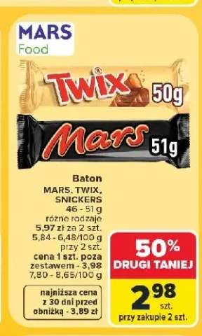 Baton Twix +2 warianty