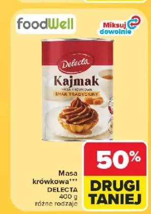 Masa krówkowa Delecta Kajmak o smaku tradycyjnym