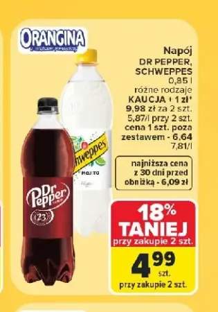 Napój Dr Pepper +2 warianty
