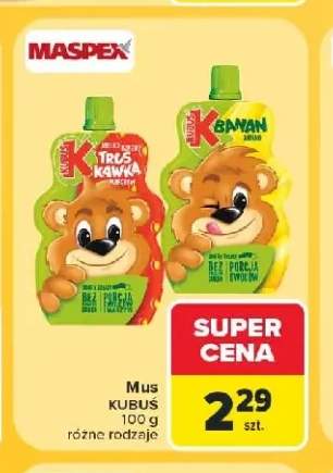 Mus Kubuś truskawkowy +1 wariant