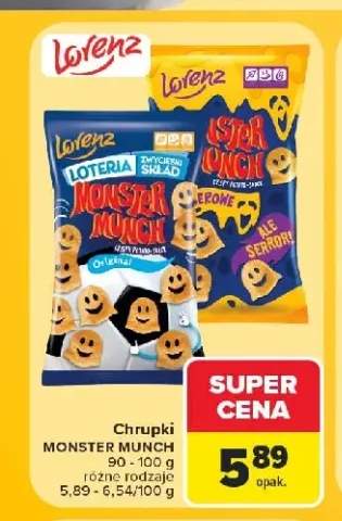 Chrupki Monster Munch Original +1 wariant