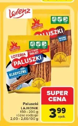 Paluszki Lajkonik Klasyczne +1 wariant
