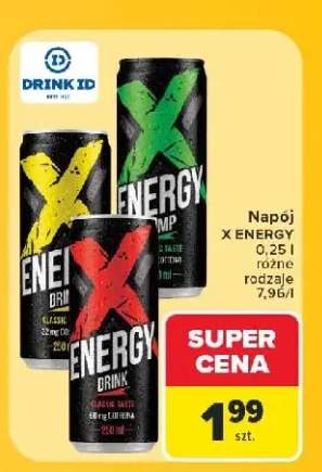 Napój energetyzujący X Energy