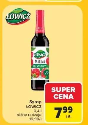 Syrop Łowicz malina