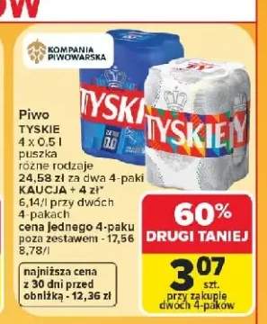 Piwo Tyskie Gronie +1 wariant