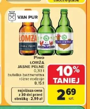 Piwo Łomża Jasne Pełne