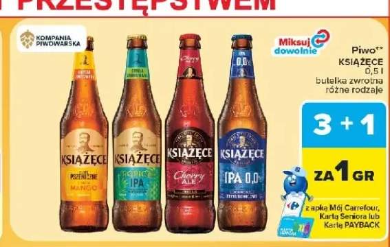 Piwo Książęce Tropical IPA +3 warianty