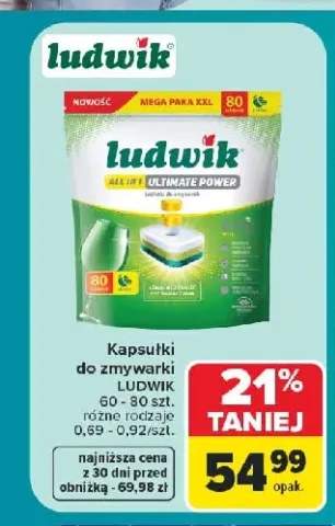 Kapsułki do zmywarki Ludwik All in 1 Ultimate Power