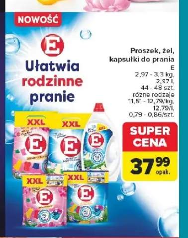 Proszek do prania E Active-Zym +4 warianty