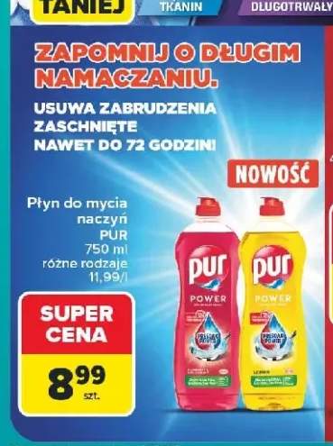 Płyn do mycia naczyń Pur Power Raspberry +1 wariant