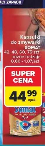 Kapsułki do zmywarki Somat Excellence +1 wariant