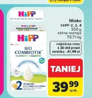Mleko HiPP 2 BIO Combiotik +2 warianty