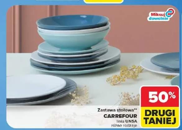 Zastawa stołowa Carrefour Unsa