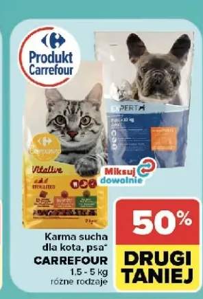 Karma sucha dla kota Carrefour Vitalive Sterilized +1 wariant