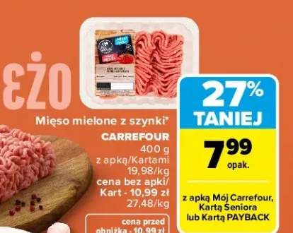 Mięso mielone z szynki Carrefour
