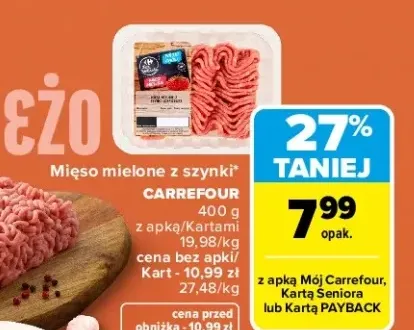 Mięso mielone z szynki Carrefour