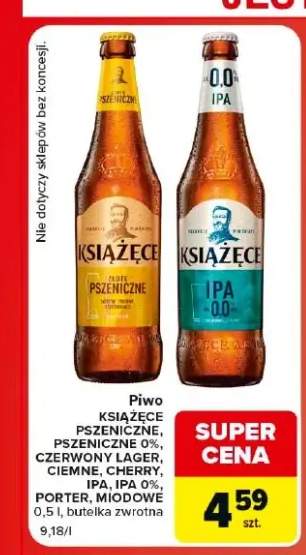 Piwo bezalkoholowe Książęce IPA +8 wariantów
