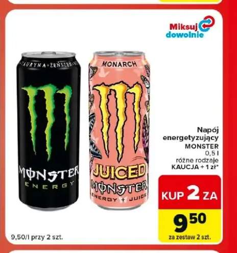 Napój energetyzujący Juiced Monster Monarch +1 wariant