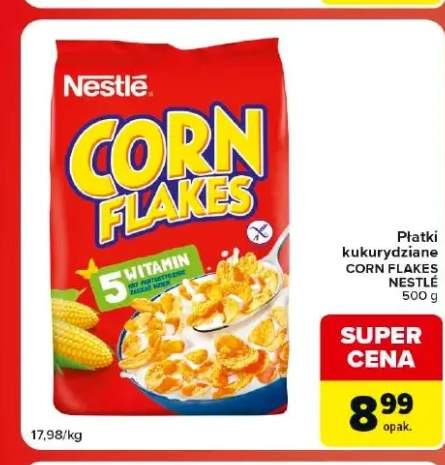 Płatki kukurydziane Corn Flakes Nestlé