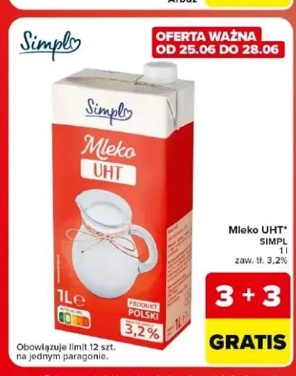 Mleko UHT Simpl 3,2%