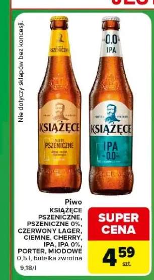 Piwo Książęce Miodowe +8 wariantów