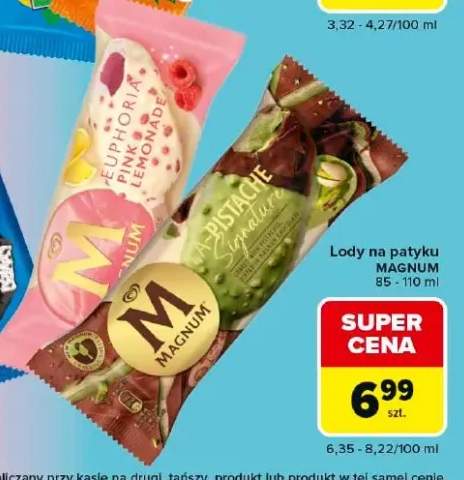 Lody na patyku Magnum Pistachio Signature +1 wariant