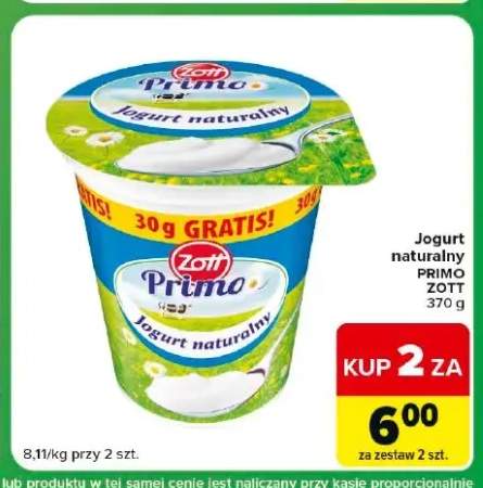 Jogurt naturalny Primo Zott