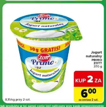 Jogurt naturalny Primo Zott