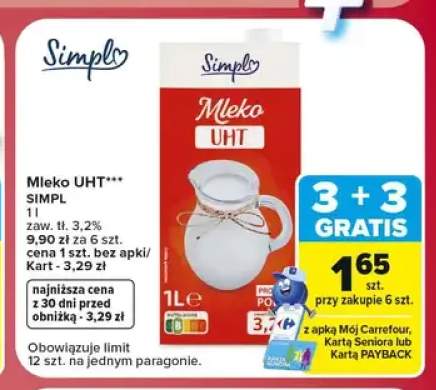 Mleko UHT Simply 3,2%
