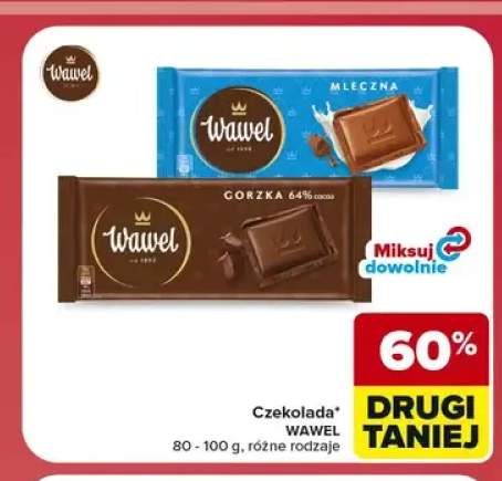 Czekolada mleczna Wawel +1 wariant