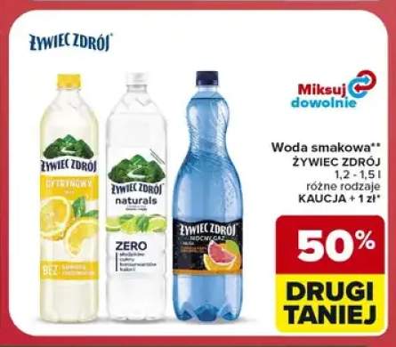 Woda smakowa Żywiec Zdrój Cytrynowy +2 warianty