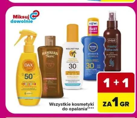Kosmetyki do opalania +5 wariantów