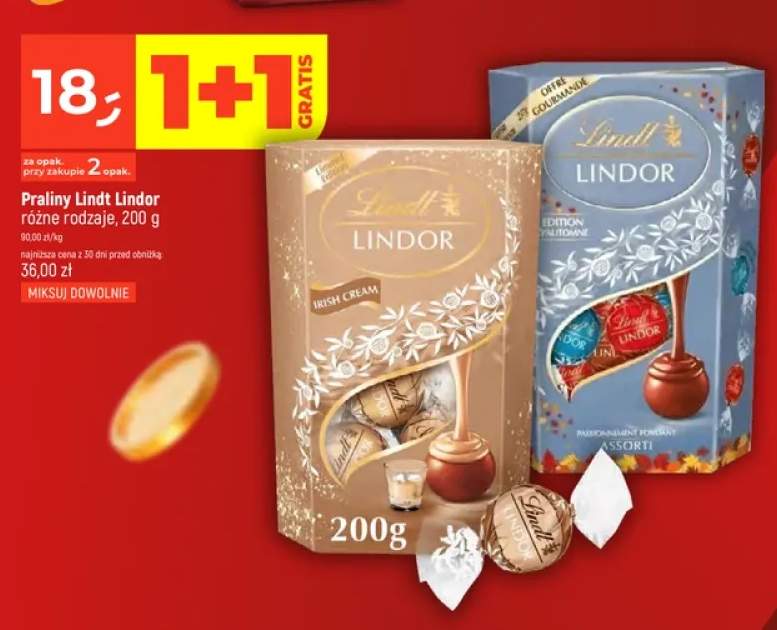 praliny Lindt