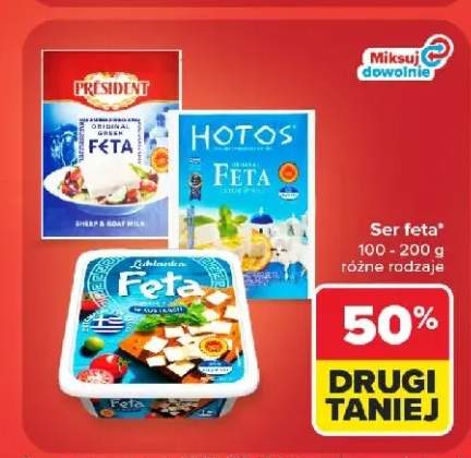 Ser feta Président +2 warianty