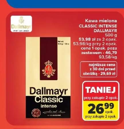 Kawa mielona Dallmayr Classic Intense