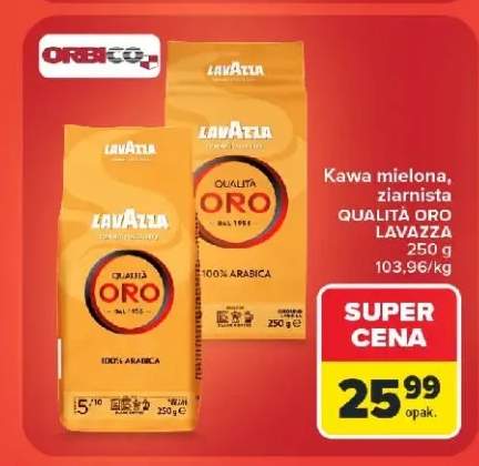 Kawa mielona Lavazza Qualità Oro +1 wariant
