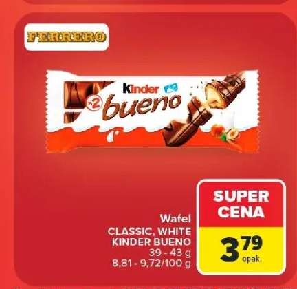 Wafel Kinder Bueno Classic +1 wariant