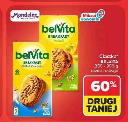 Ciastka belVita Breakfast Milk & Cereals +1 wariant
