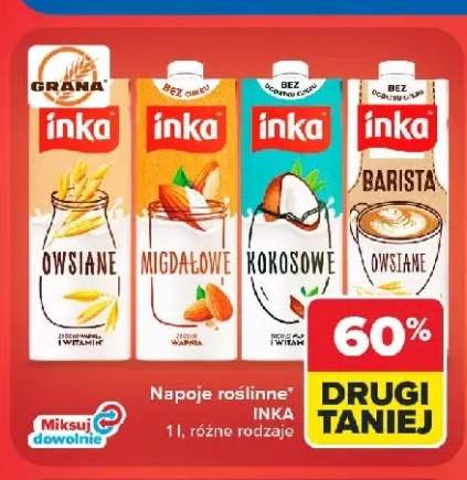 Napój roślinny owsiany Inka +3 warianty