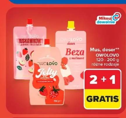 Mus Owolovo Truskawkowo +2 warianty