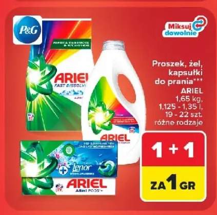 Żel do prania Ariel Fast Dissolving +2 warianty